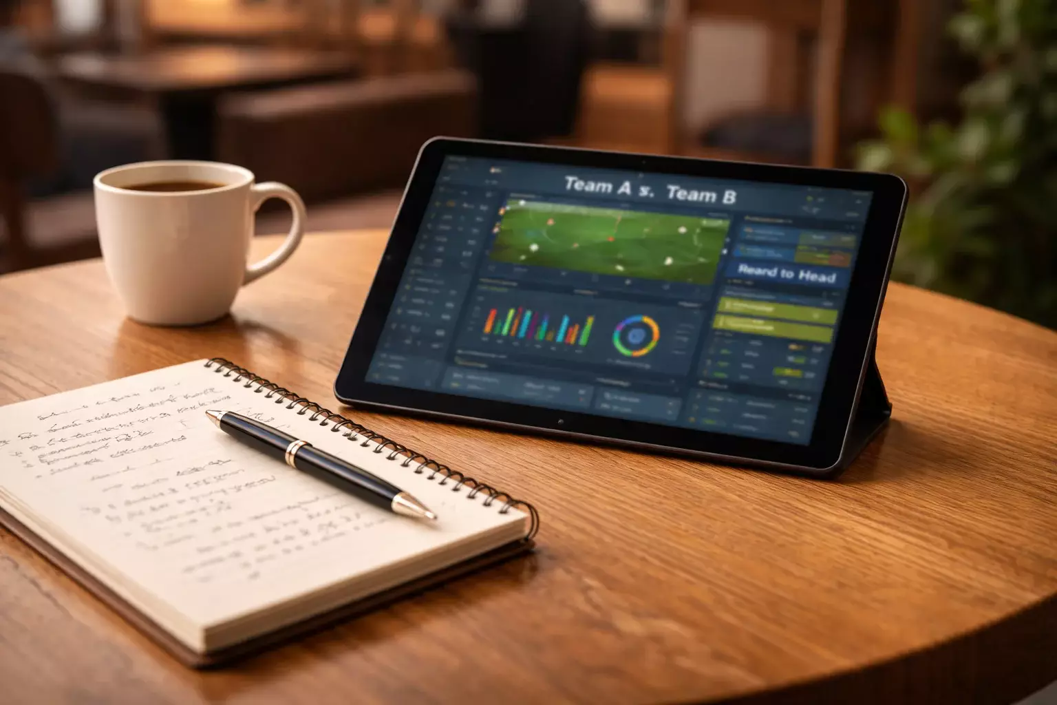 Experienced sports bettor making informed decisions at home